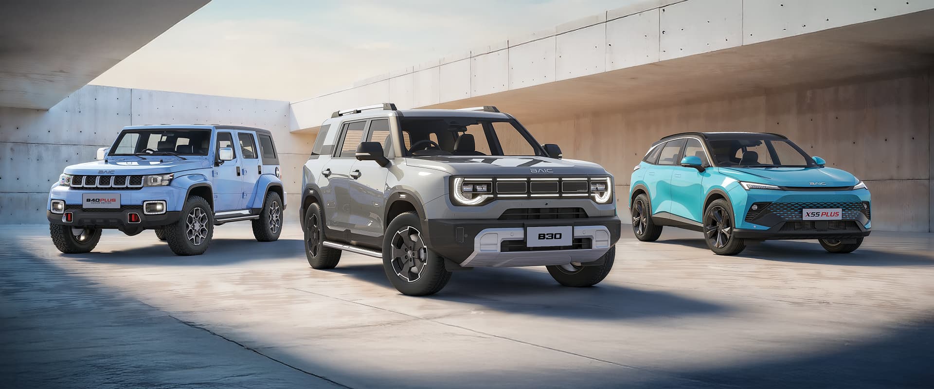 BAIC Range Banner